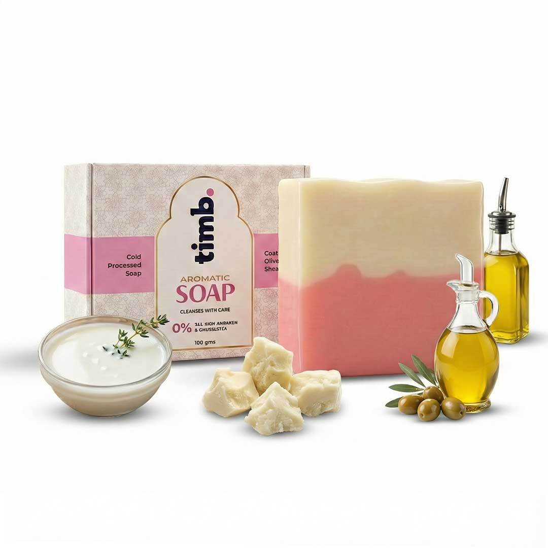 Aromatic Goat Milk Bath Soap | Handmade Cold Processed | Deep Moisture | 100gms