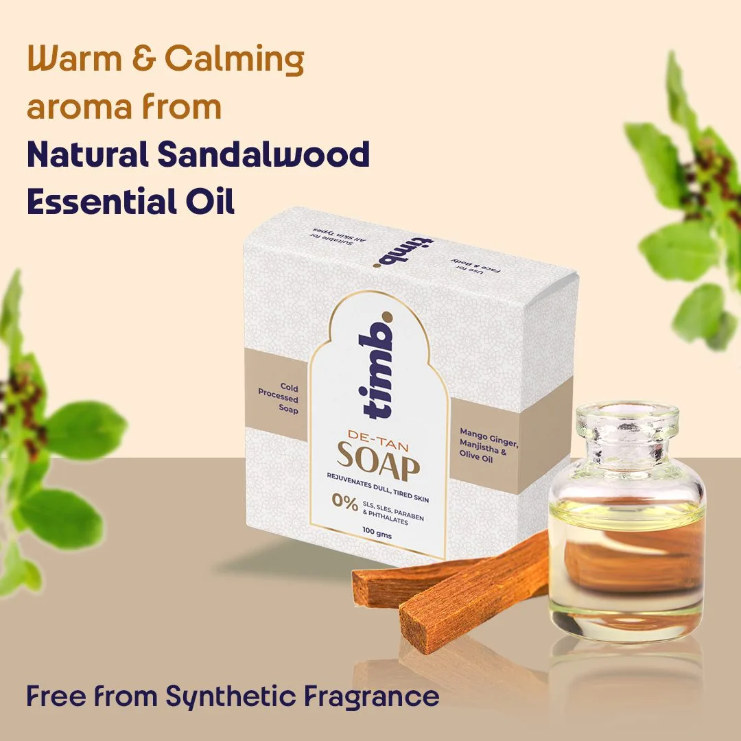 De-tan & Aromatic Bath Soap Combo | Handmade Cold Processed | Brightens | 100gms - Image 6