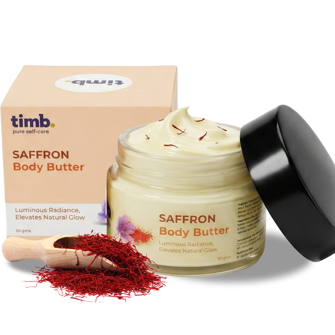 Saffron Body Butter & Monring Cream | Dry Skin  Moisturizer | Unisex | All Seasons | 100gm