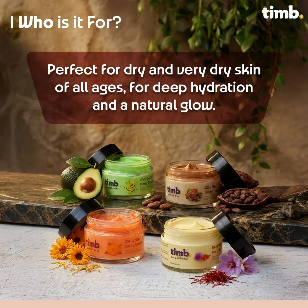 Calendula, Avocado, Cocoa, Saffron Body Butter | Dry Skin | Men & Women | All Seasons | 50gm Each - Image 7