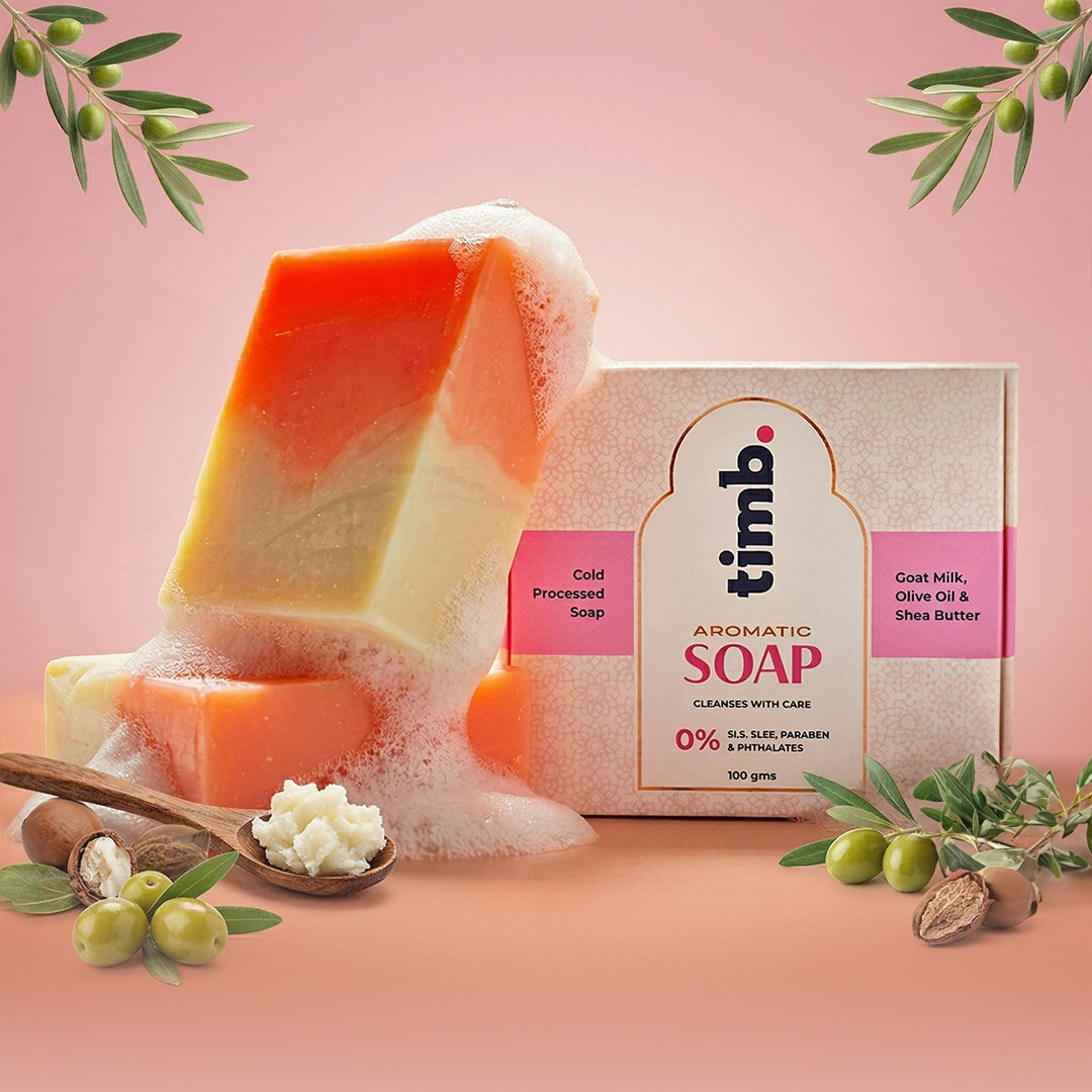 Aromatic Goat Milk Bath Soap | Handmade Cold Processed | Deep Moisture | 100gms (Pack of 2)