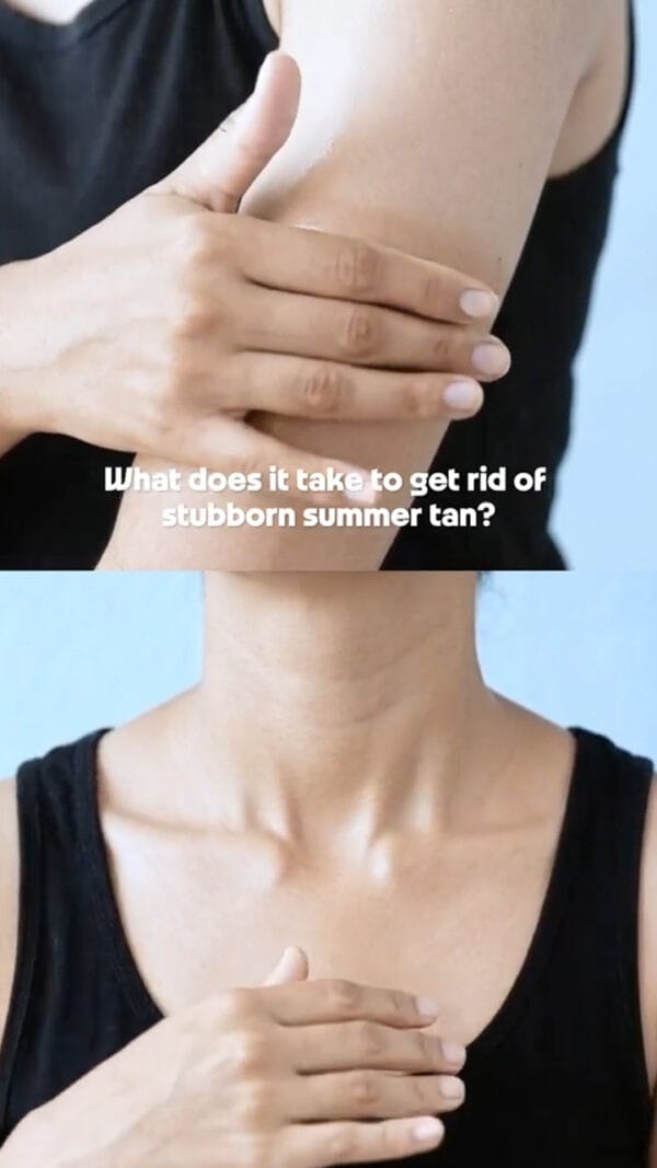 De-tan soap for summer tan removal